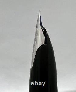 Stylo plume PILOT Elite Grille en acier noir Nib-F 18K-750 VINTAGE H1277 modèle 1977