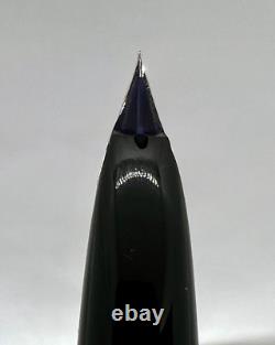 Stylo plume PILOT Elite Grille en acier noir Nib-F 18K-750 VINTAGE H1277 modèle 1977