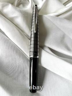 Stylo-plume PILOT Elite à carreaux noirs plume F 14k-585 Vintage fabriqué en 1981