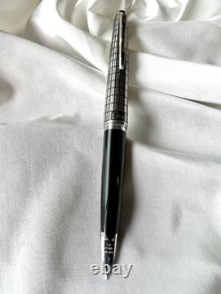 Stylo-plume PILOT Elite à carreaux noirs plume F 14k-585 Vintage fabriqué en 1981