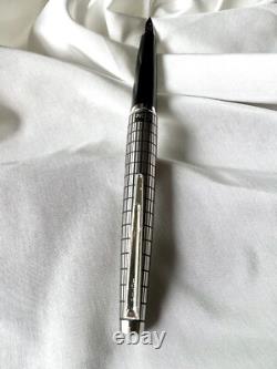 Stylo-plume PILOT Elite à carreaux noirs plume F 14k-585 Vintage fabriqué en 1981
