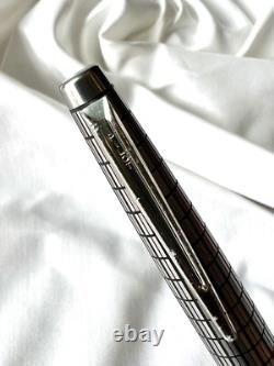 Stylo-plume PILOT Elite à carreaux noirs plume F 14k-585 Vintage fabriqué en 1981