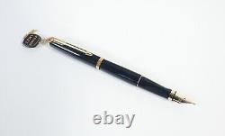 Stylo plume Parker 75 en laque noire classique des années 1960 en France Box