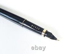 Stylo plume Parker 75 en laque noire classique des années 1960 en France Box