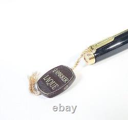 Stylo plume Parker 75 en laque noire classique des années 1960 en France Box