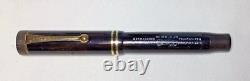 Stylo-plume Parker Duofold Junior Noir Permanite Rénové Excellent État