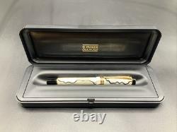 Stylo-plume Parker Duofold, Noir et Perle, Nib 18K Avec Boîte