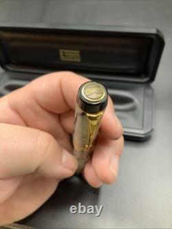 Stylo-plume Parker Duofold, Noir et Perle, Nib 18K Avec Boîte
