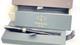 Stylo-plume Parker Sonnet Série En Boîte Rare Finition Chrome Noir 18k Nib Moyen
