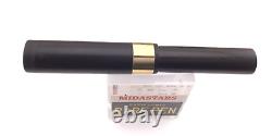 Stylo-plume Parker géant noir GRAIL vintage RARE version courte #12 avec plume moyenne en or 14K