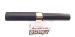 Stylo-plume Parker géant noir GRAIL vintage RARE version courte #12 avec plume moyenne en or 14K