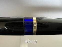 Stylo plume Pelikan 30, encre noire, avec feuille d'or, plume en or 14 carats et piston marqueur