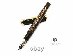 Stylo plume Pelikan M800 Édition Spéciale Marron Noir 18K