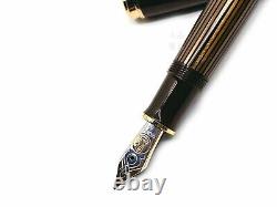 Stylo plume Pelikan M800 Édition Spéciale Marron Noir 18K