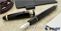 Stylo-plume Pilot Namiki CUSTOM743 Noir, Pointe Fine Souple FKK-3000R-B-SF