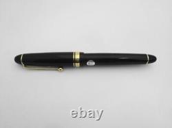 Stylo-plume Pilot Noir Pointe Moyenne Plume 14K-585 Gravée