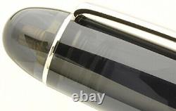 Stylo plume Platinum #3776 Century RHODIjson Black in Black MS Nib PNBM-25000R