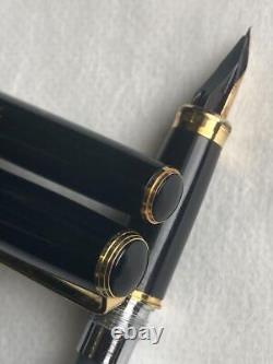 Stylo-plume Platinum Kaga Hira Maki-e Urushi 18K Ume Plum Pine F Nib Noir d'occasion