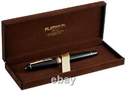 Stylo plume Platinum PRESIDENT noir avec plume moyenne PTB-20000P#1-3