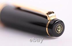 Stylo-plume Sailor Professional Gear Gold 21k Noir 11-2036-220 Pointe Fine