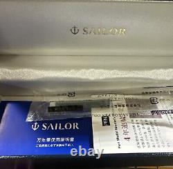 Stylo-plume Sailor Professional Gear Silver avec plume fine noire 11-2037-220