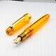 Stylo-plume Sailor Professional Gear Slim Transparent Yellow Candy Avec Plume En Or 14k