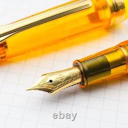 Stylo-plume Sailor Professional Gear Slim Transparent Yellow Candy avec plume en or 14K