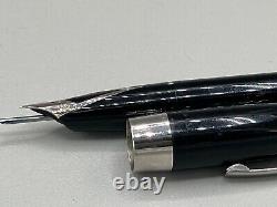 Stylo-plume Sheaffer PFM I avec système de remplissage à tuba et plume en palladium / argent