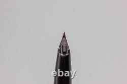 Stylo-plume Sheaffer Targa vintage en noir avec plume en or 14 carats