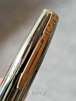 Stylo-plume TATRA noir vert strié fabriqué en Tchécoslovaquie années 1930