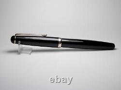 Stylo-plume Vintage Jet Black Montblanc 3-42 - Plume EF en or 14K - Allemagne années 1950