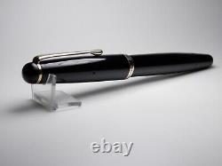 Stylo-plume Vintage Jet Black Montblanc 3-42 - Plume EF en or 14K - Allemagne années 1950