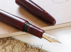 Stylo-plume Wancher Dream Fountain Pen TRUE URUSHI AKA TAMENURI, Stylo de calligraphie