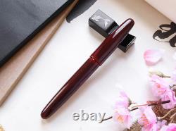 Stylo-plume Wancher Dream Fountain Pen TRUE URUSHI AKA TAMENURI, Stylo de calligraphie