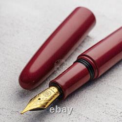 Stylo-plume Wancher Ebonite Type Cigare Couleur Rouge Plume/SS? NWB