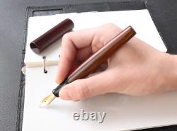 Stylo-plume Wancher Sekai AIZU URUSHI VERAWOOD, stylo à encre calligraphique en laque
