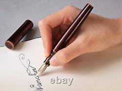 Stylo plume Wancher Sekai Byakudan-nuri en laque pour calligraphie