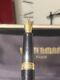 Stylo Plume Waterman Perface Pen, En Laque Noire Avec Boîte Dorée, Marquage Vintage