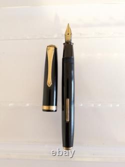 Stylo-plume à levier Ebonite GT vintage avec plume flexible 14k à restaurer
