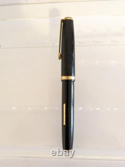 Stylo-plume à levier Ebonite GT vintage avec plume flexible 14k à restaurer