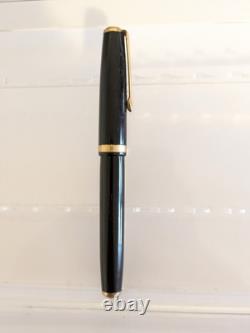Stylo-plume à levier Ebonite GT vintage avec plume flexible 14k à restaurer