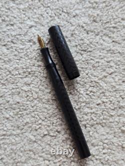 Stylo plume à pipette Vintage Eagle Caplox No. 24, BCHR, plume en or 14K flexible Eagle