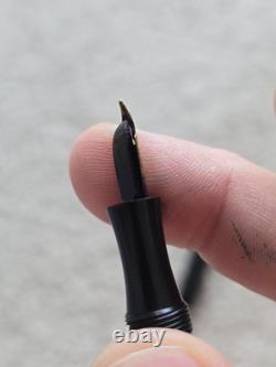Stylo plume à pipette Vintage Eagle Caplox No. 24, BCHR, plume en or 14K flexible Eagle
