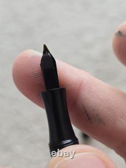 Stylo plume à pipette Vintage Eagle Caplox No. 24, BCHR, plume en or 14K flexible Eagle