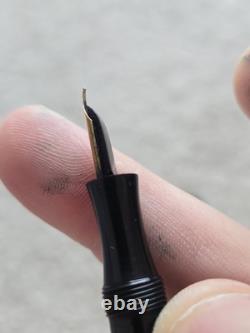 Stylo plume à pipette Vintage Eagle Caplox No. 24, BCHR, plume en or 14K flexible Eagle