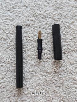 Stylo plume à pipette Vintage Eagle Caplox No. 24, BCHR, plume en or 14K flexible Eagle