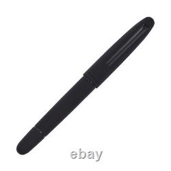 Stylo plume à piston Esterbrook Estie Raven avec garnitures noires, pointe moyenne, NEUF