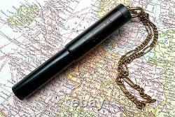 Stylo plume antique Parker Black Giant en caoutchouc dur, États-Unis (CM3403)