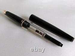 Stylo-plume classique Montblanc Noir GT avec plume EF en or 14K