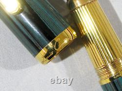 Stylo-plume édition limitée Cartier Dandy Green Ebonite avec plume en or 18 carats 0853/1847 -plume
